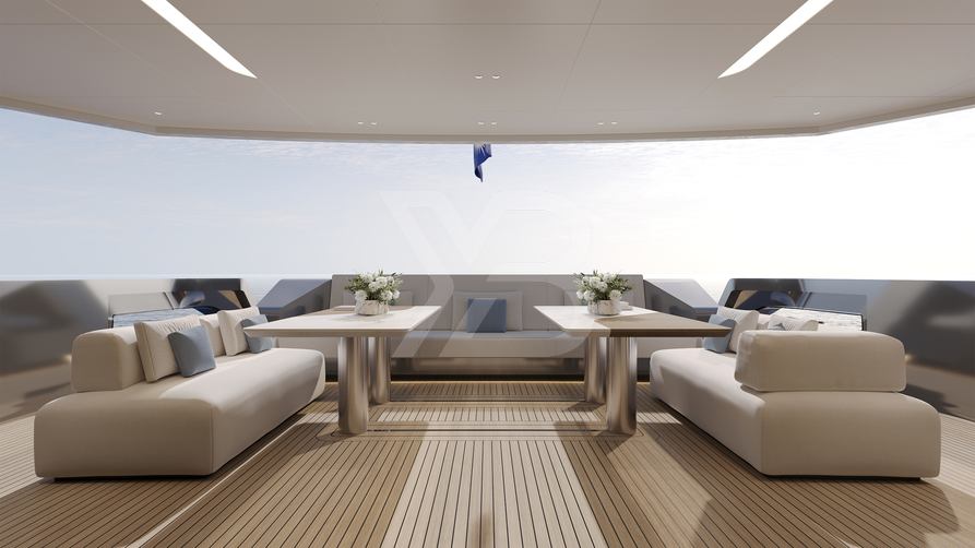 Bering 110/01 yacht interior 8
