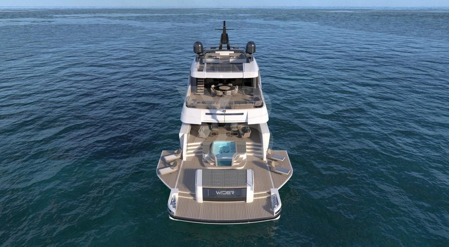 Wider 170 yacht exterior 5