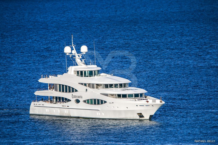 Queen Mavia yacht exterior 5