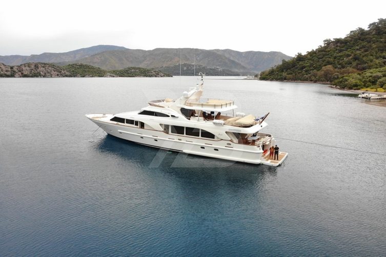 Turk's yacht exterior 2