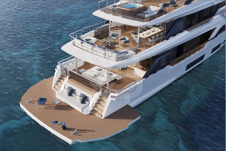 La Vetta yacht exterior 8