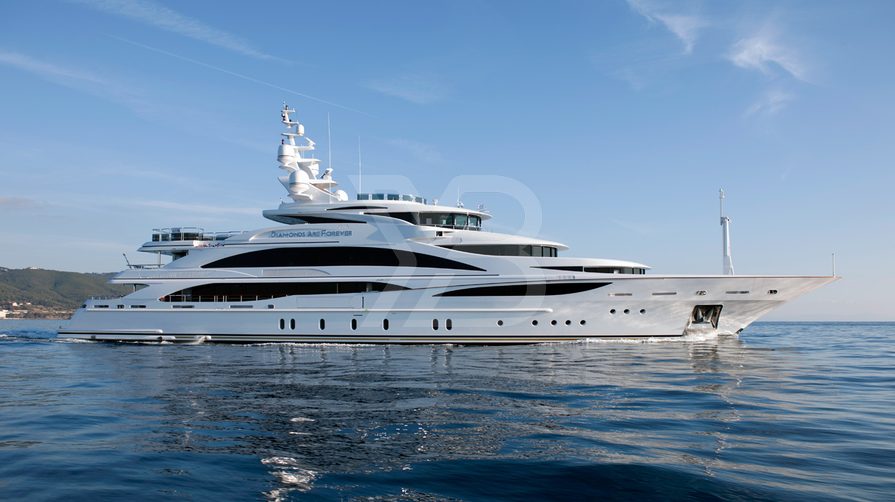 Diamonds Are Forever yacht exterior 2