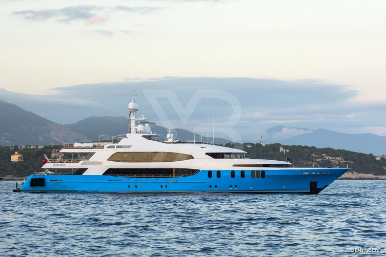 Skyfall yacht exterior 2