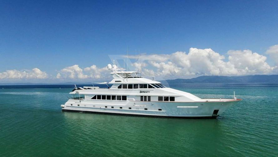 Serenity yacht exterior 3