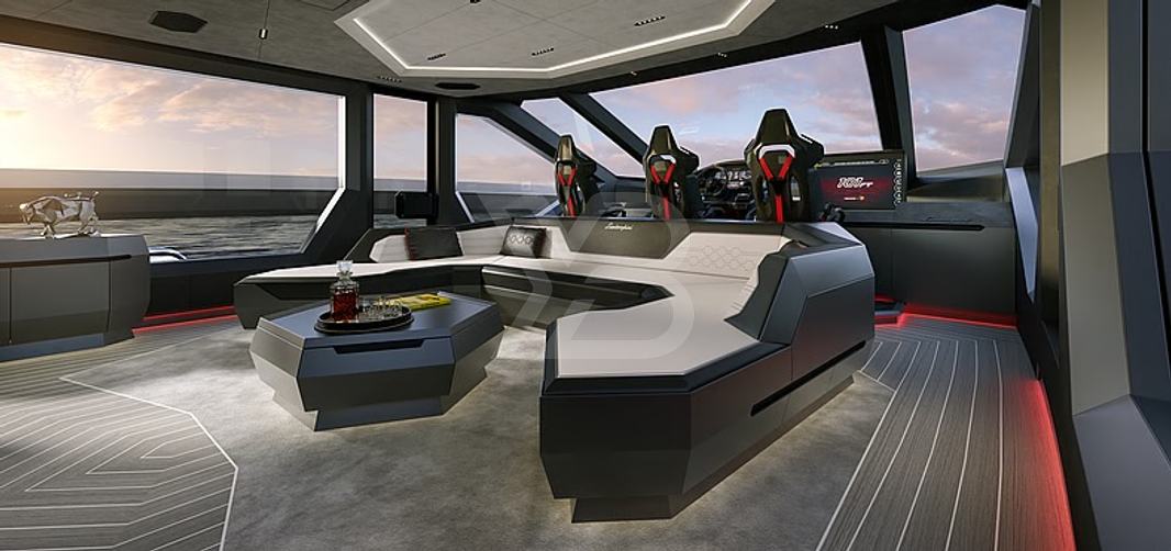 Lamborghini 101 / 01 yacht interior 8