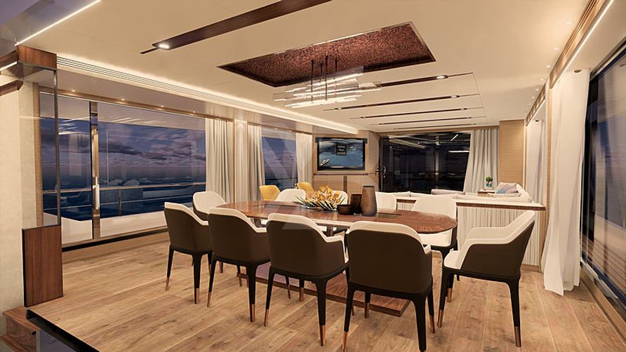 One More Time yacht interior 22