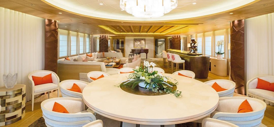 Here Comes The Sun yacht interior 11