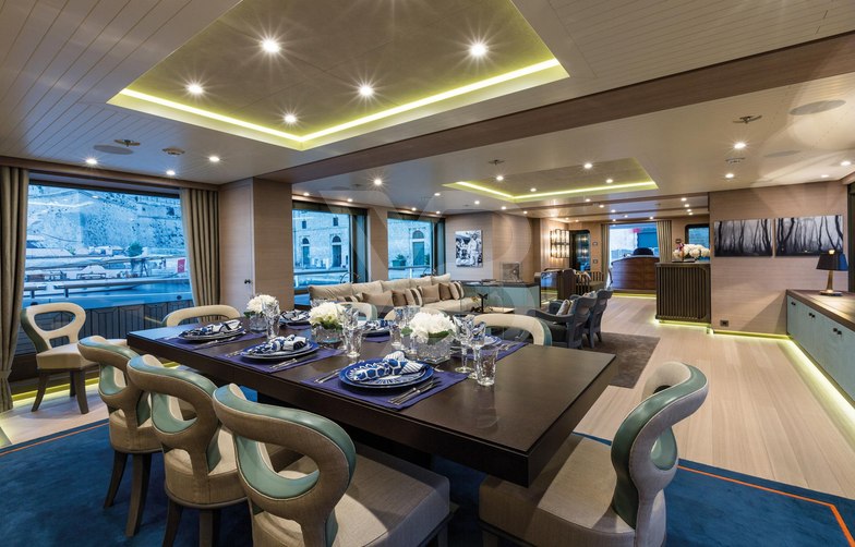 Gene Machine yacht interior 8