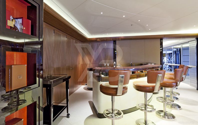 Serene yacht interior 13