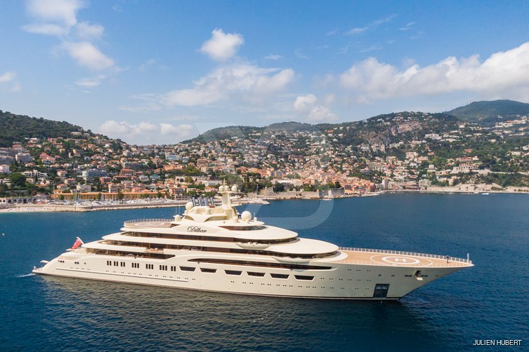 Dilbar yacht exterior 27