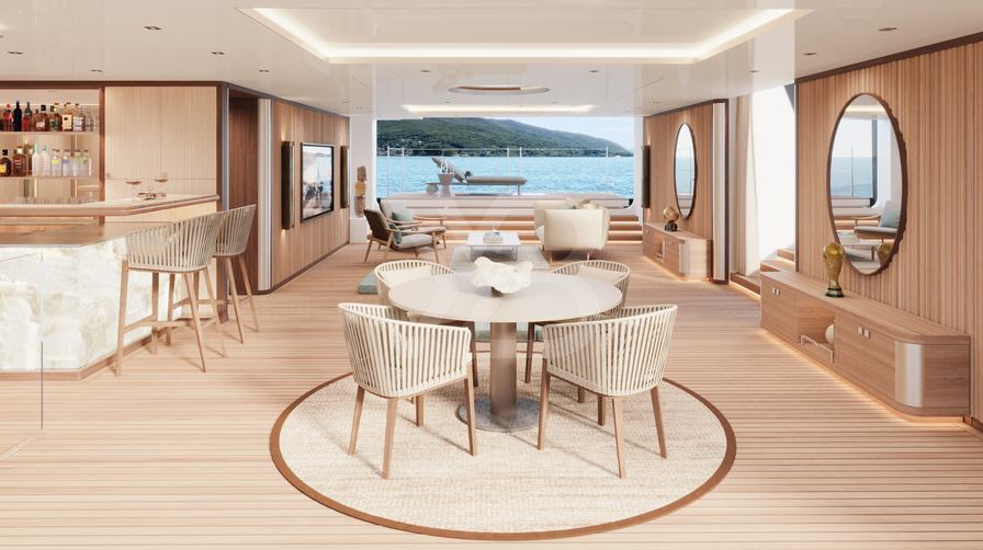 Moonflower 72 yacht interior 9