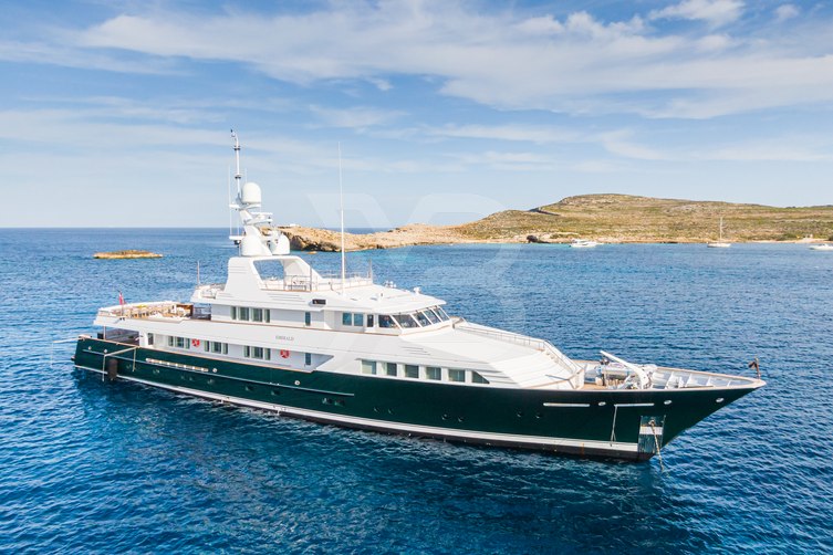 Emerald yacht exterior 2