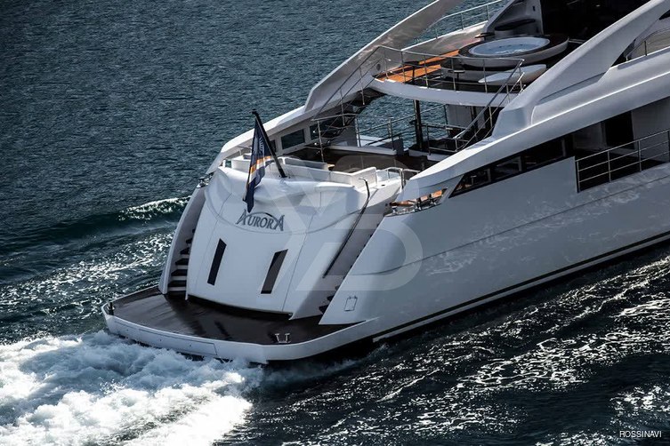 Aurora yacht exterior 18