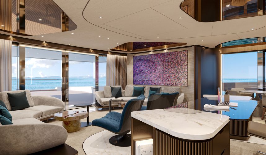 Silver Fox yacht interior 27