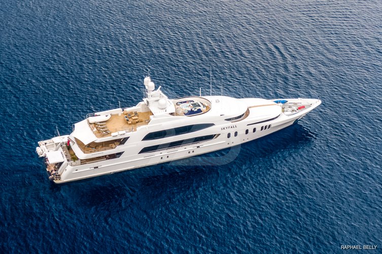 Skyfall yacht exterior 19