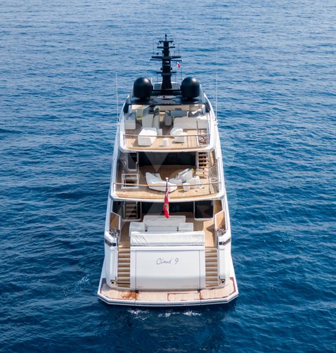 Cloud 9 yacht exterior 5