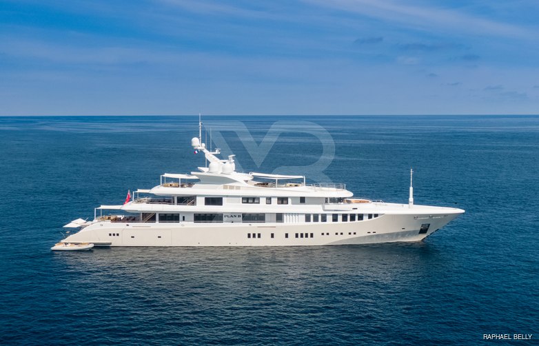 Plan B yacht exterior 2