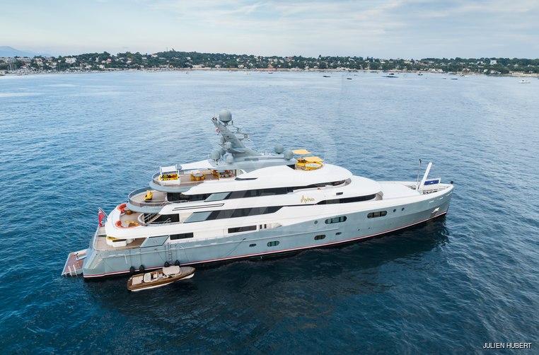 Aviva yacht exterior 8