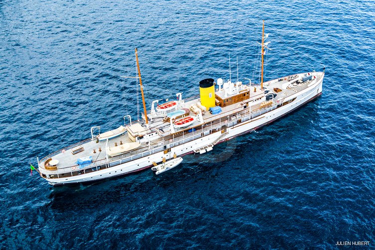 SS Delphine yacht exterior 9