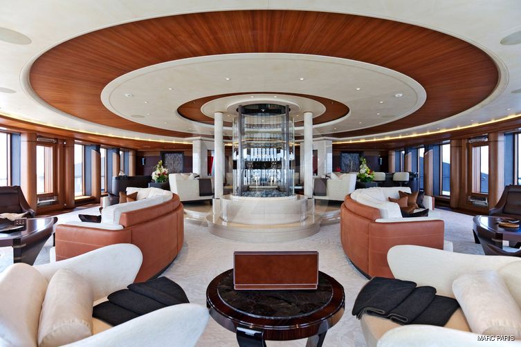 Serene yacht interior 8