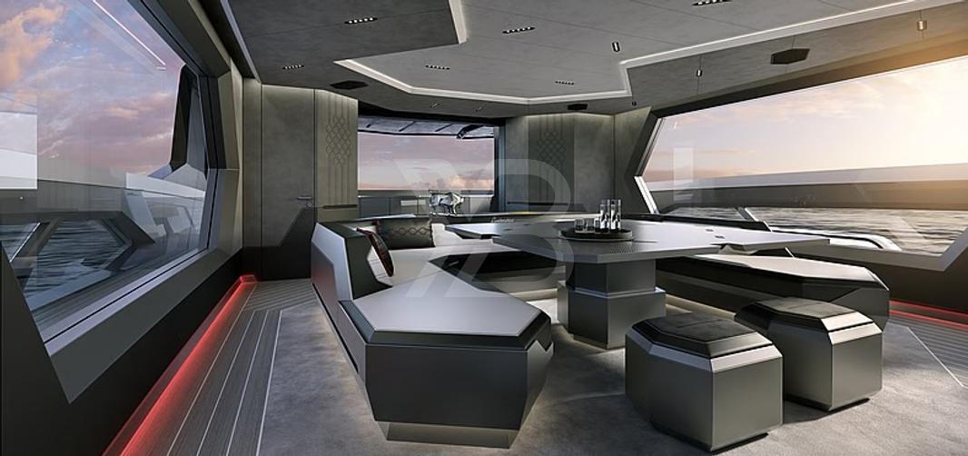 Lamborghini 101 / 01 yacht interior 7