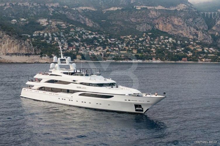 Silver Angel yacht exterior 2