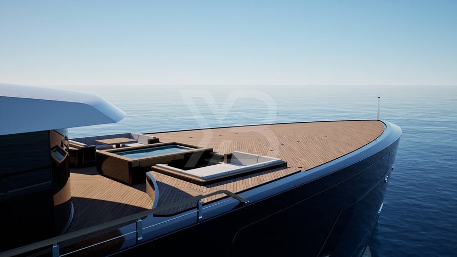 Les Cinq yacht exterior 7