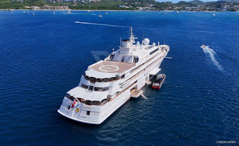 Lady Moura yacht exterior 42