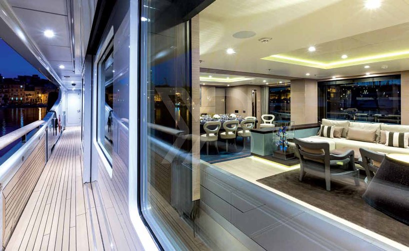 Gene Machine yacht interior 12