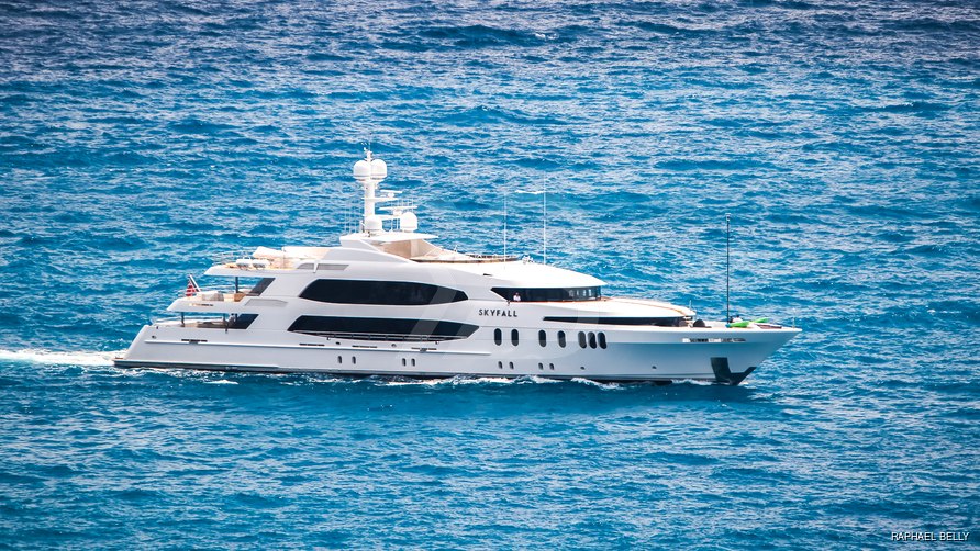 Skyfall yacht exterior 6