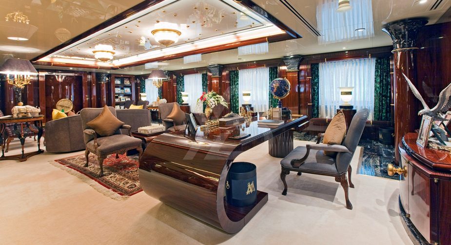 Lady Moura yacht interior 20