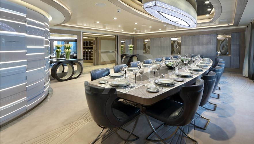 Andromeda yacht interior 10