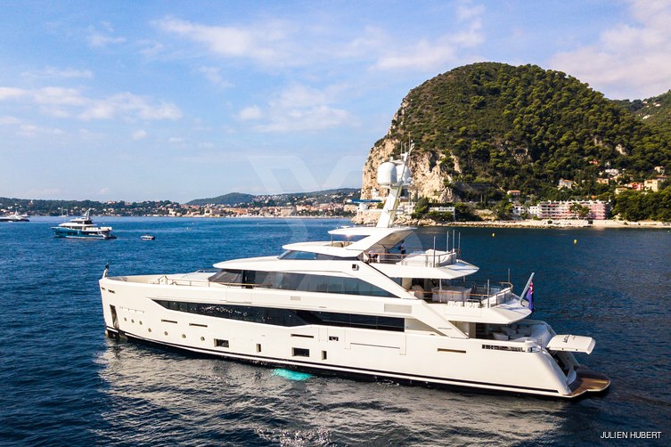 Serenity yacht exterior 8