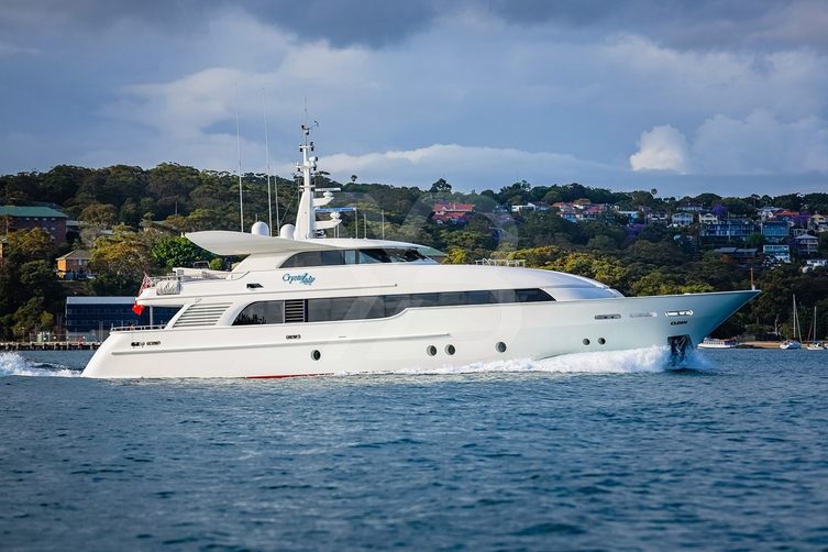 Crystal Lady yacht exterior 3