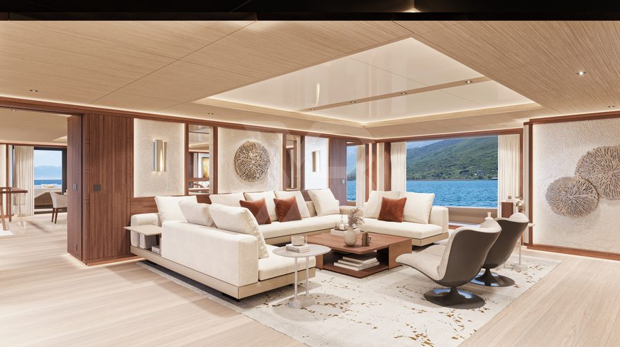 Moonflower 72 yacht interior 10