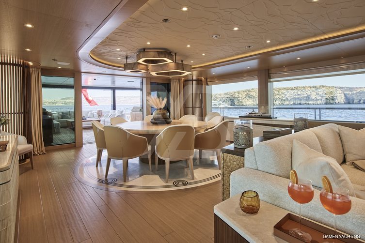 Come Together yacht interior 7