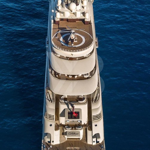 Dilbar yacht exterior 8