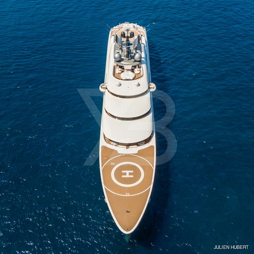 Blue yacht exterior 4