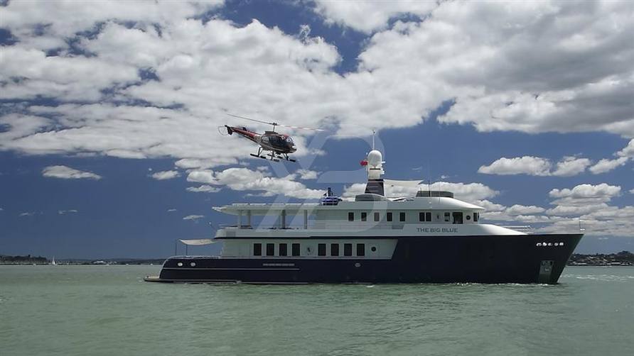 The Big Blue yacht exterior 3