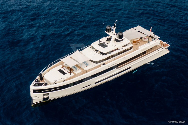 Club M yacht exterior 3