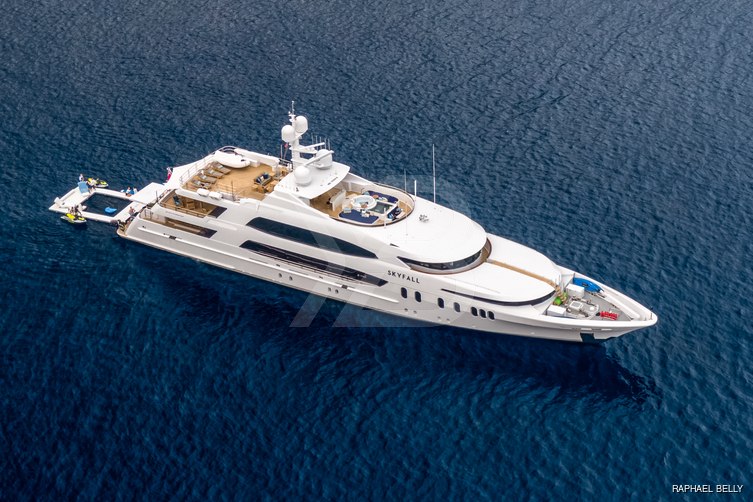 Skyfall yacht exterior 18