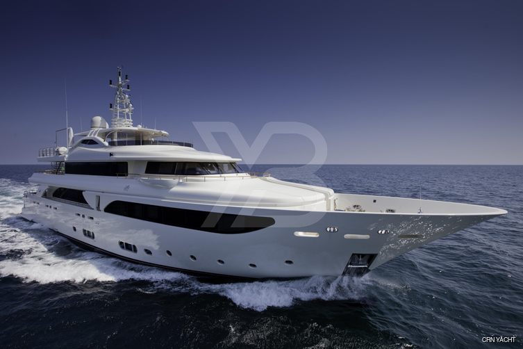 Palatial yacht exterior 2