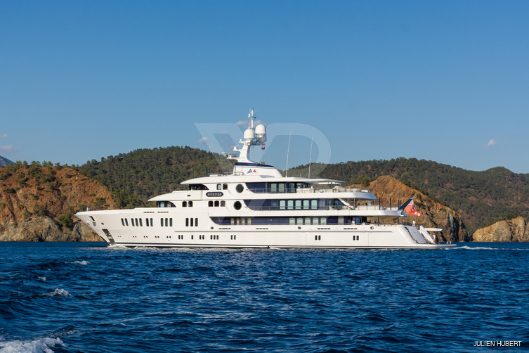 Aurora yacht exterior 19