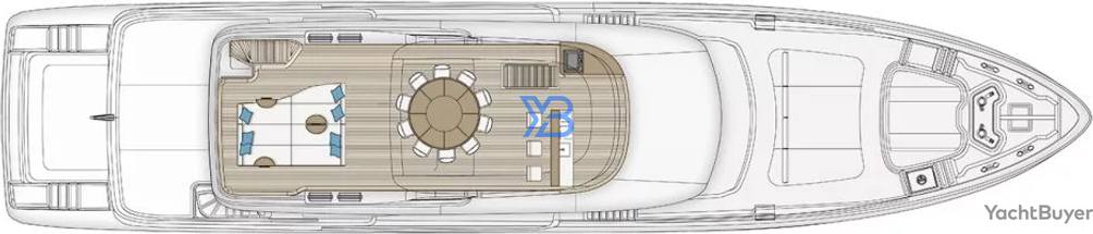 Sun Deck Benetti Motopanfilo 37M