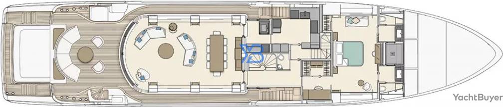 Main Deck Benetti Motopanfilo 37M