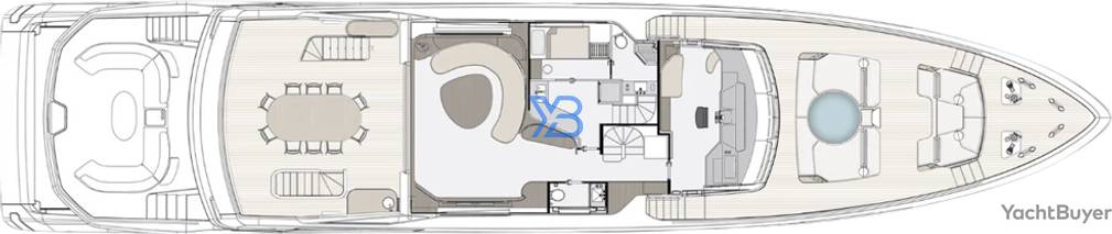 Upper Deck Azimut Grande Trideck