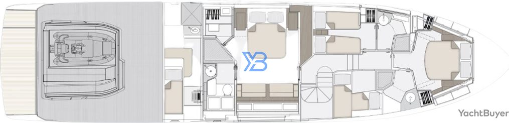 Lower Deck Azimut S7