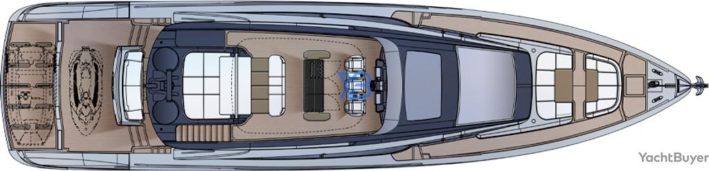 Flybridge Pershing GTX80