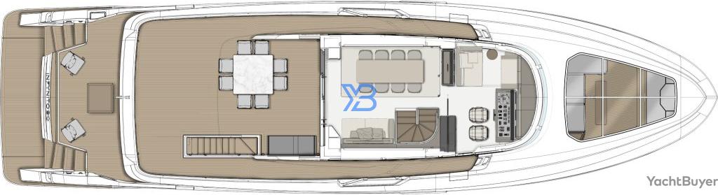 Flybridge Ferretti INFYNITO 90