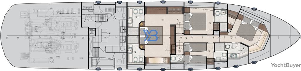 Lower Deck Pershing 9X